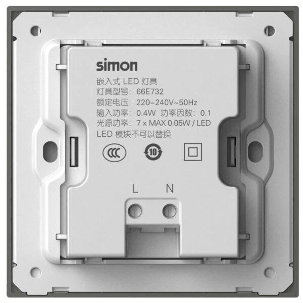 Simon Footlight with Sensor 3000K  (Grey)