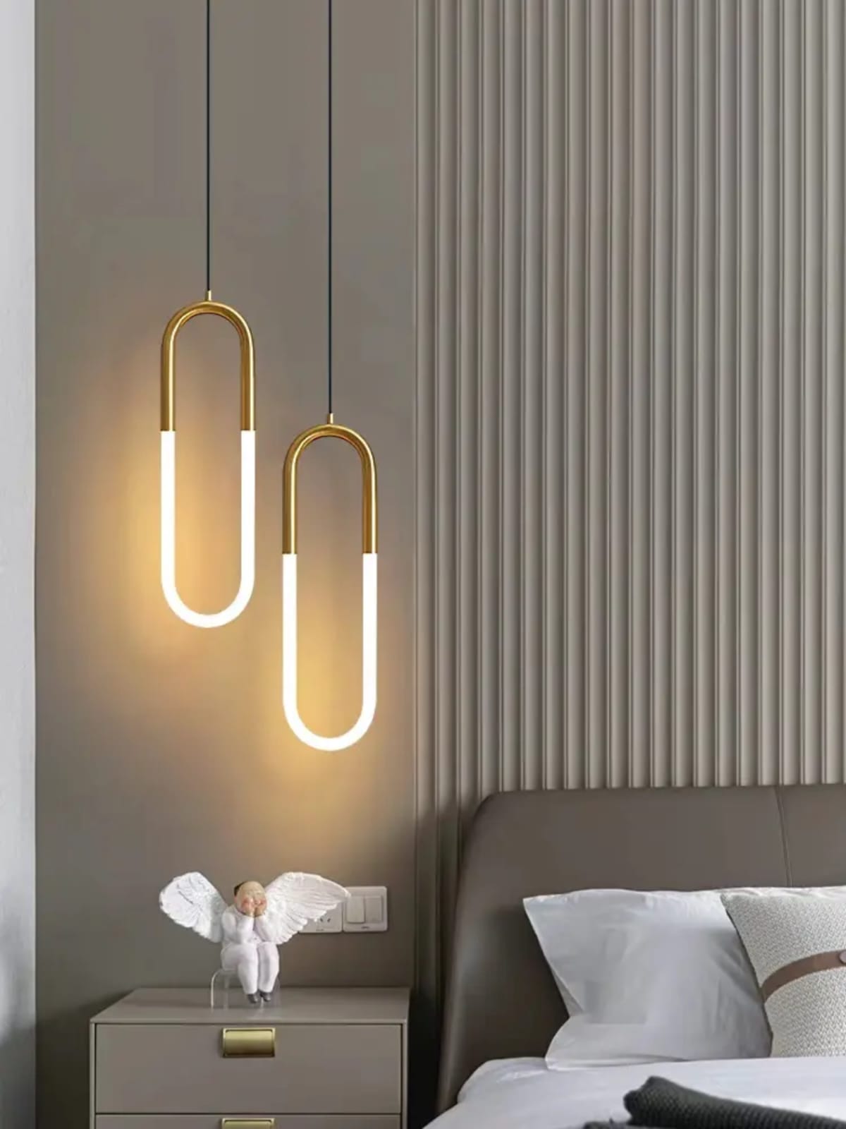 U Shaped Long Line Modern Hanging Lamp