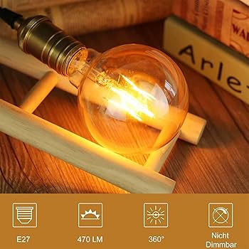 LED G125 Filament Bulb 4W