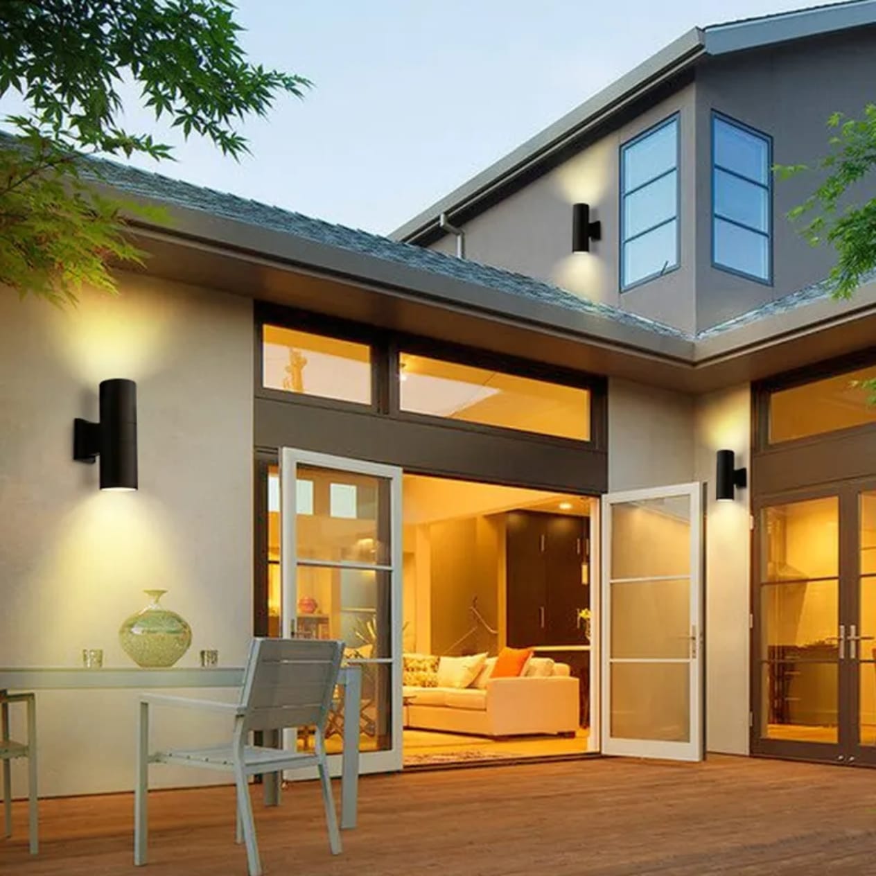 COB Up Down Dual-Head Cylinder Wall Light