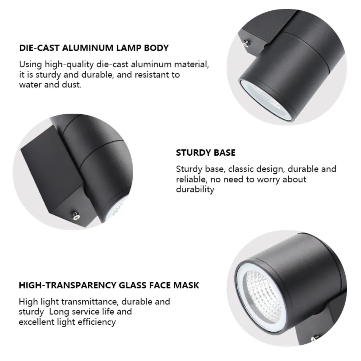 COB Up Down Dual-Head Cylinder Wall Light     (Small)