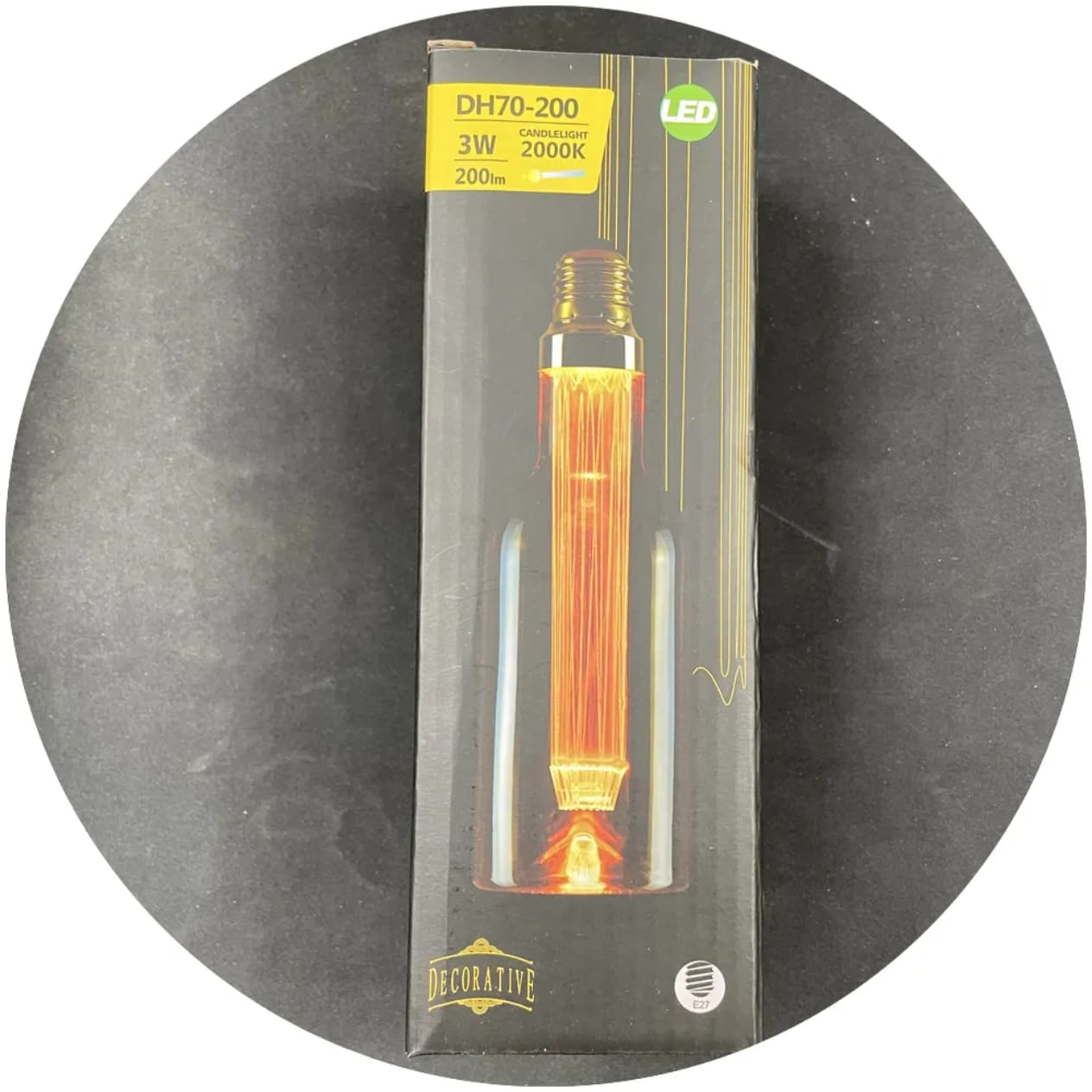 LED DH70 Filament Bulb 3W
