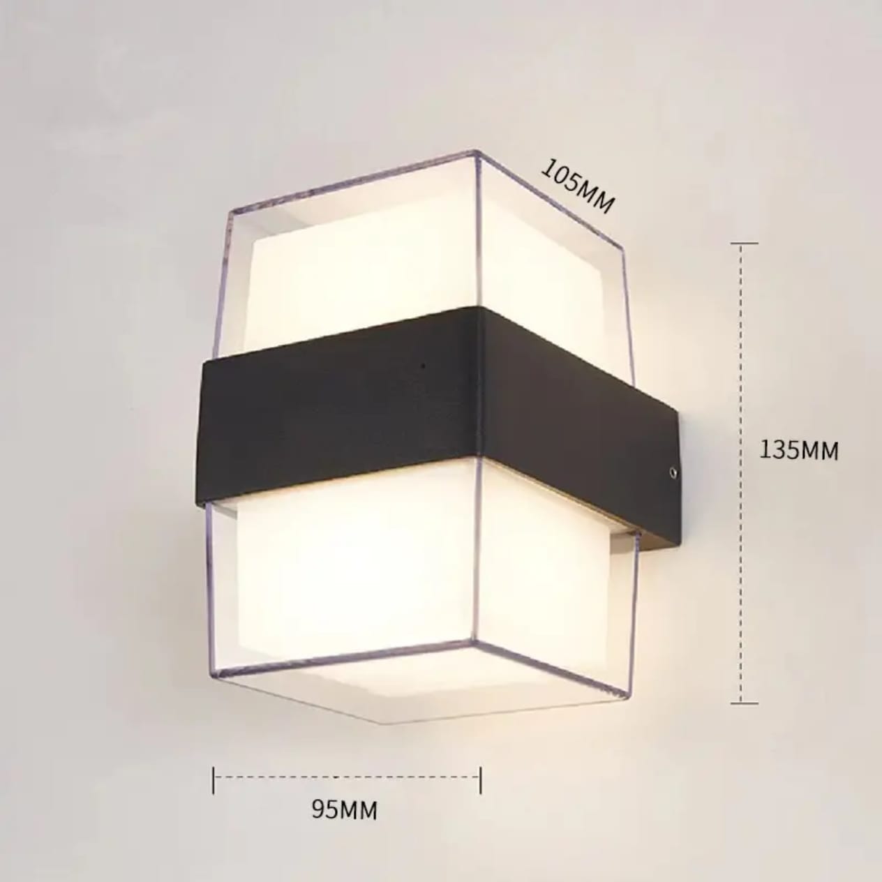 Squire Modern LED Waterproof Outdoor Wall Light