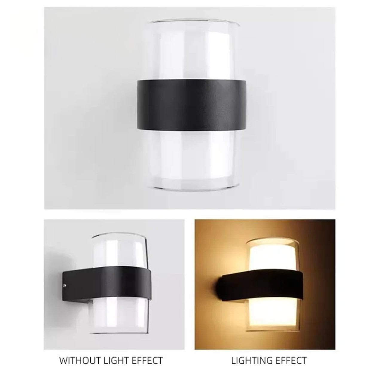 Round Modern LED Waterproof Outdoor Wall Light