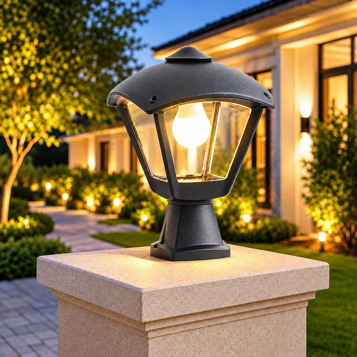 Disma-Dario Classic Style Gate Light  Medium Size (Made in Italy)
