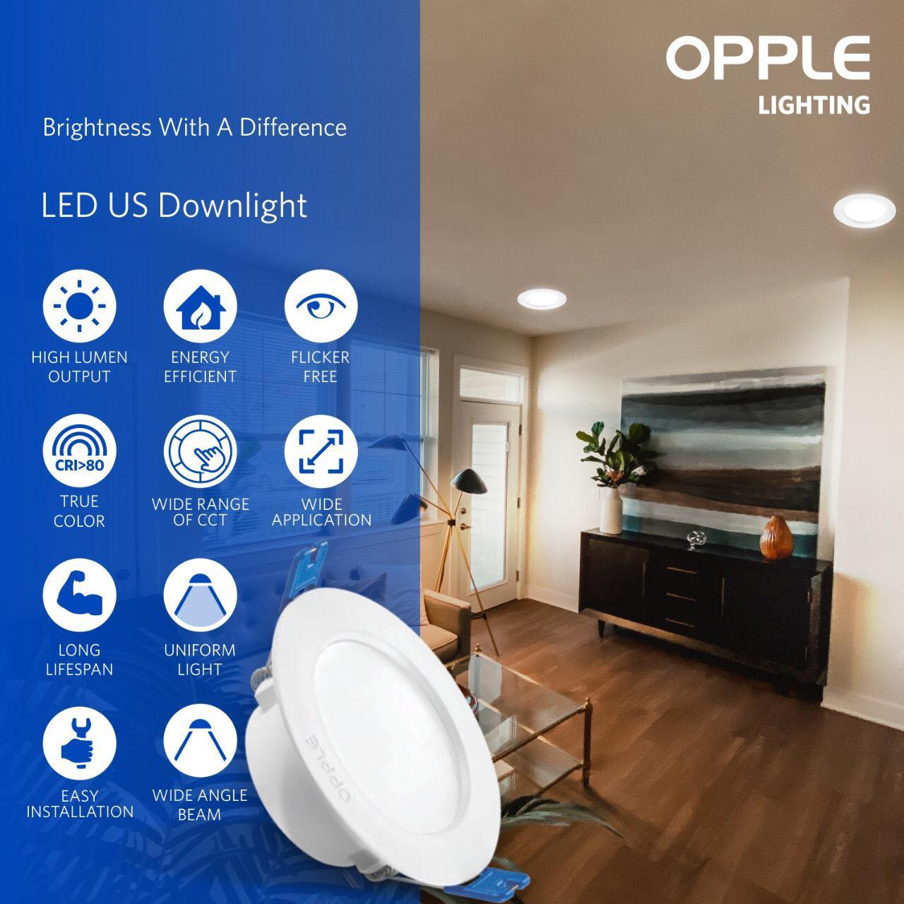 OPPLE SMD Downlight 6W
