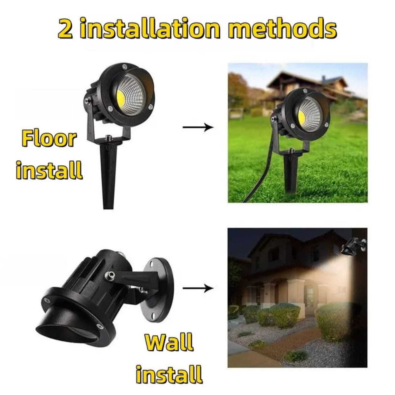 Outdoor Waterproof Garden Spike Light (7w)