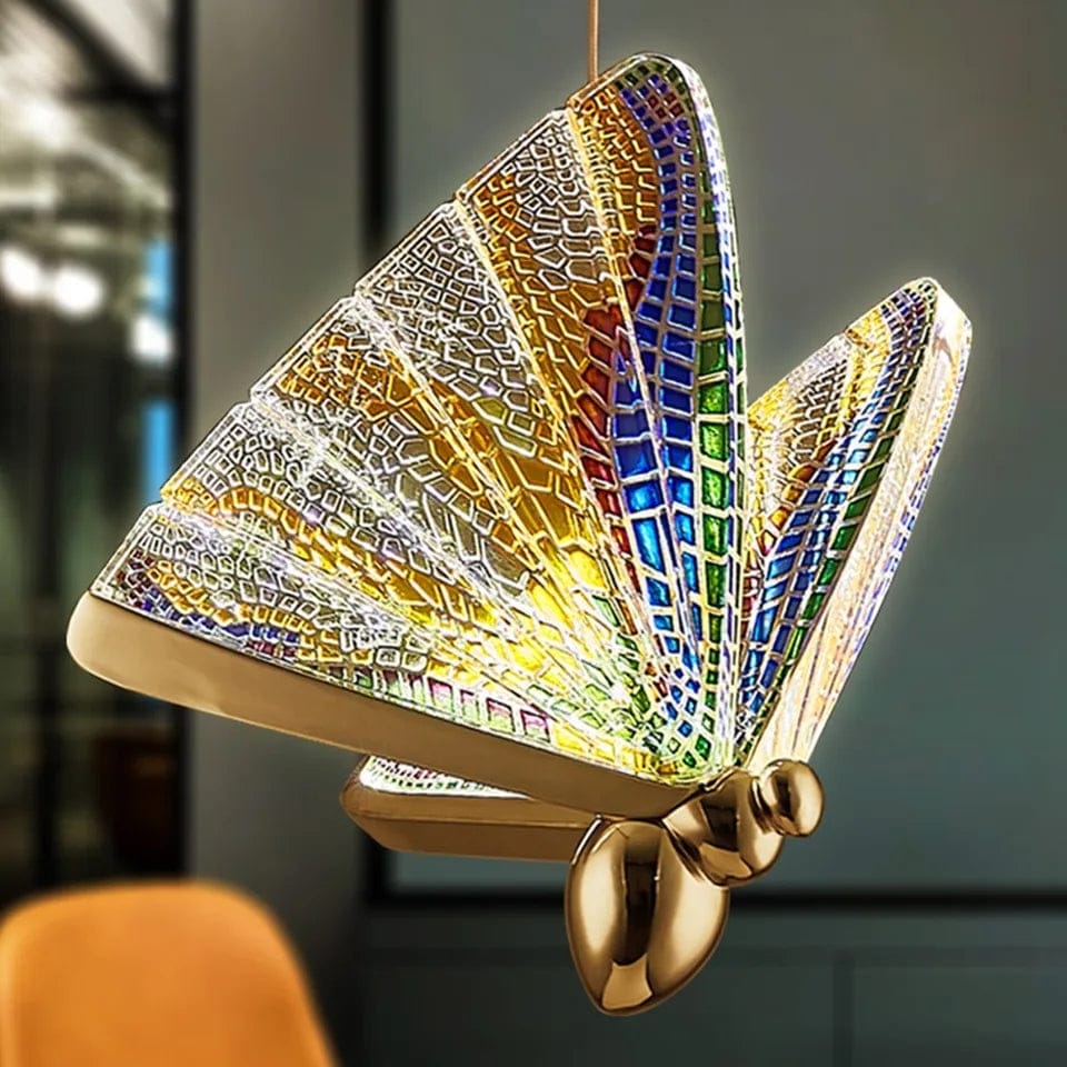 Multicolor LED Butterfly Wall Lamp