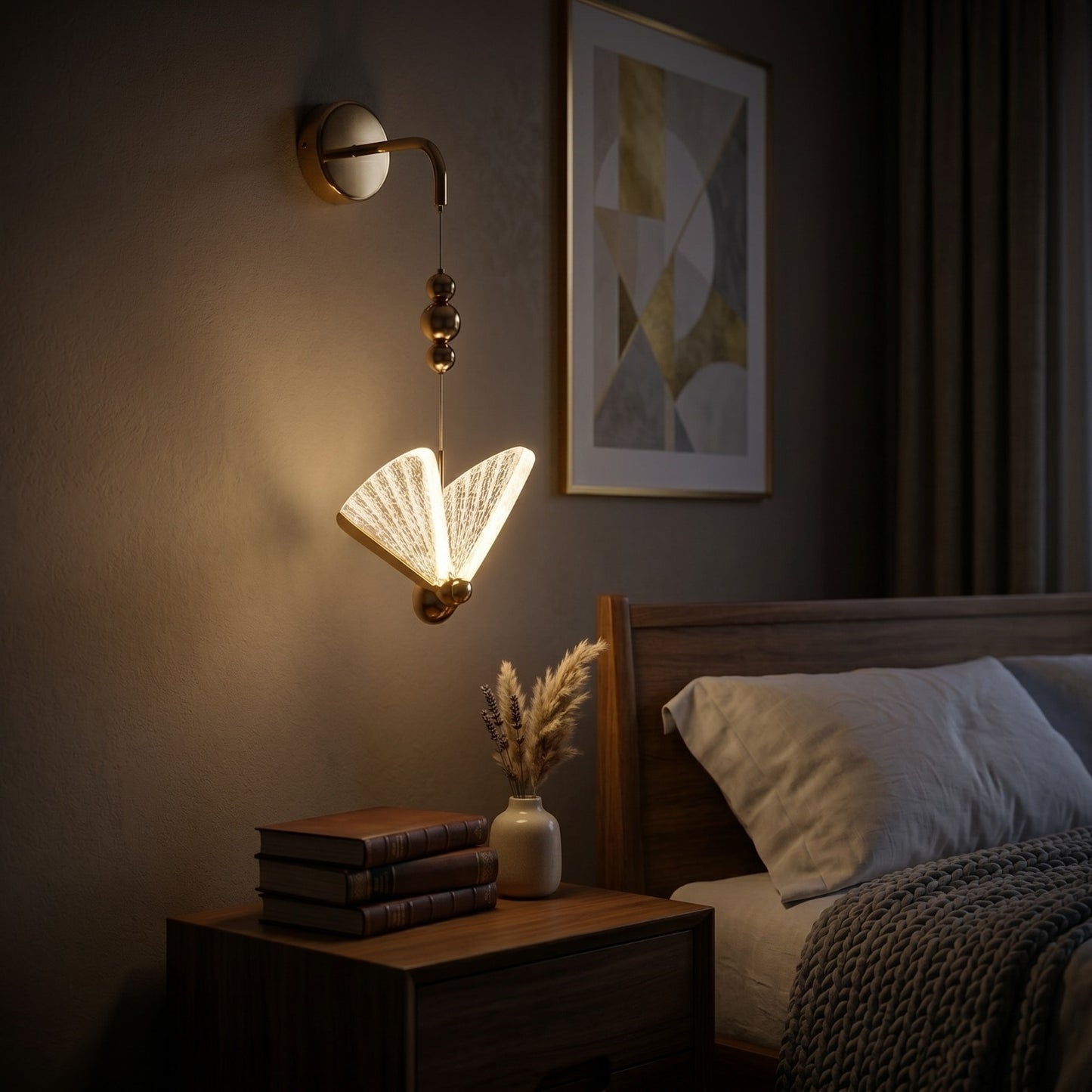 LED Butterfly Wall Lamp