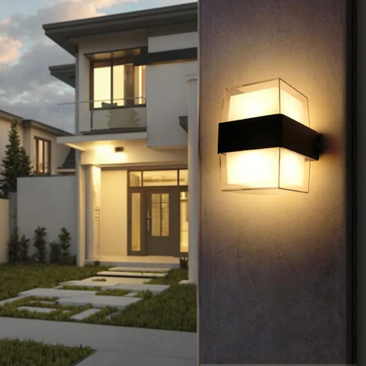 Squire Modern LED Waterproof Outdoor Wall Light
