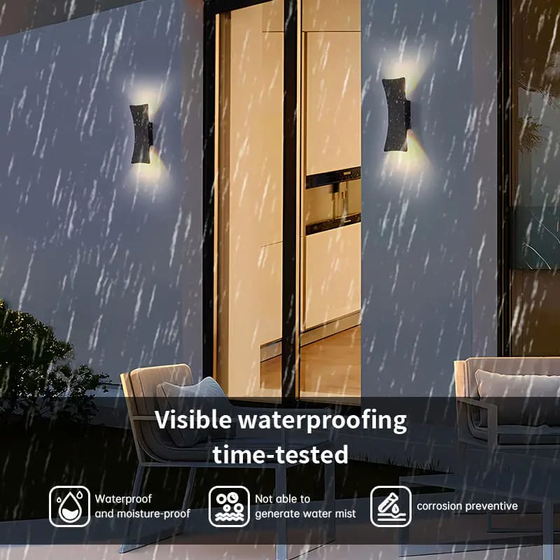 Modern Outdoor Elevation LED Wall Light