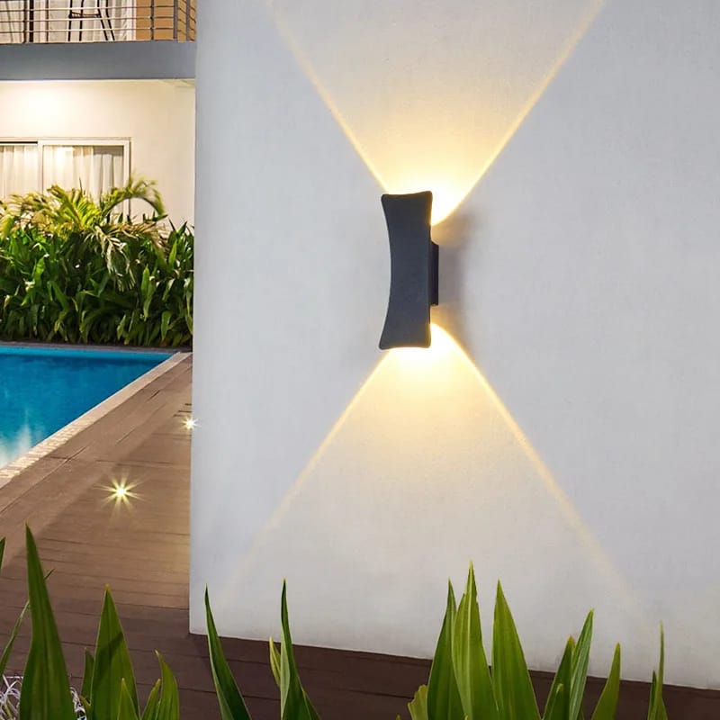 Modern Outdoor Elevation LED Wall Light