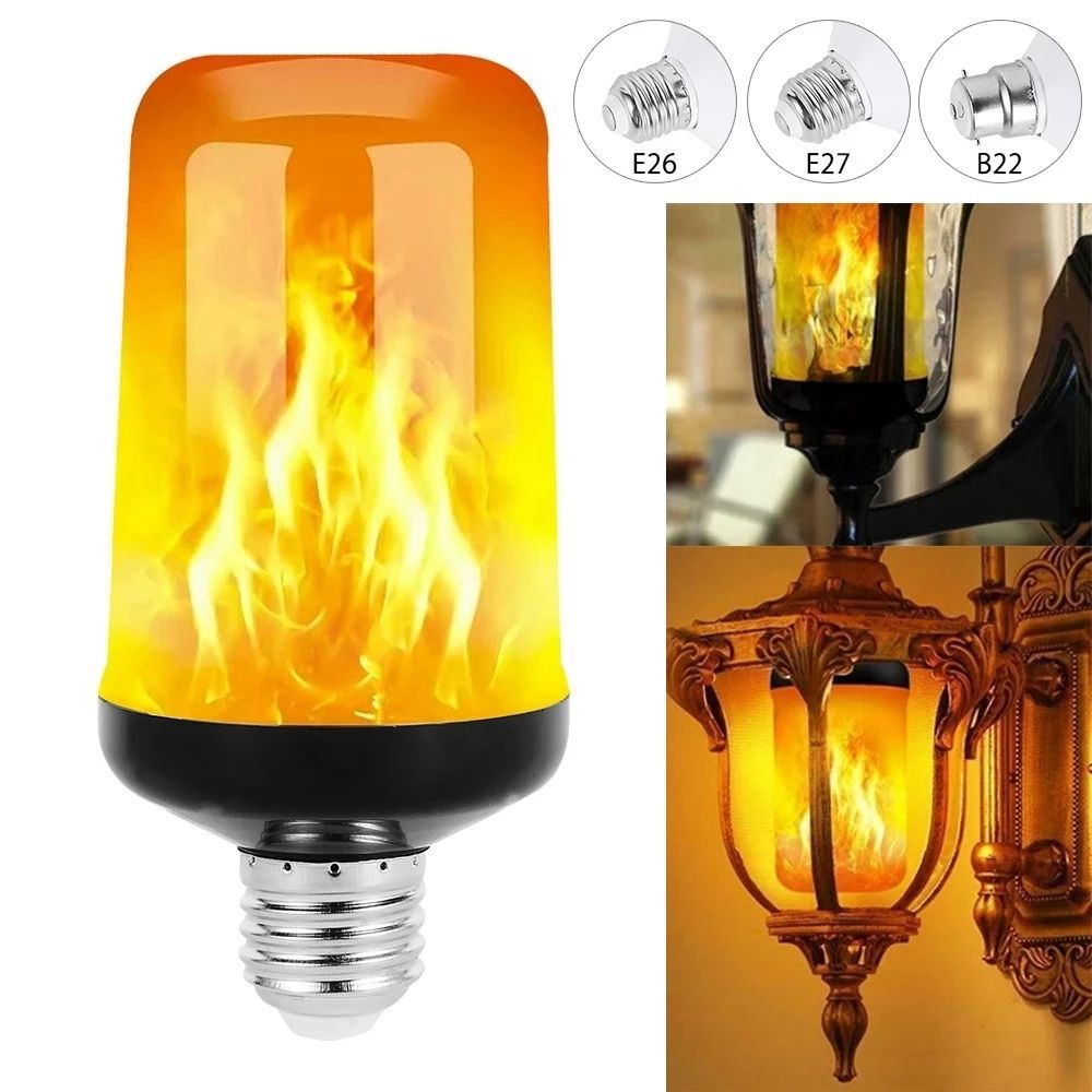 Dynamic Flame Effect Flickering LED  Blub 4W
