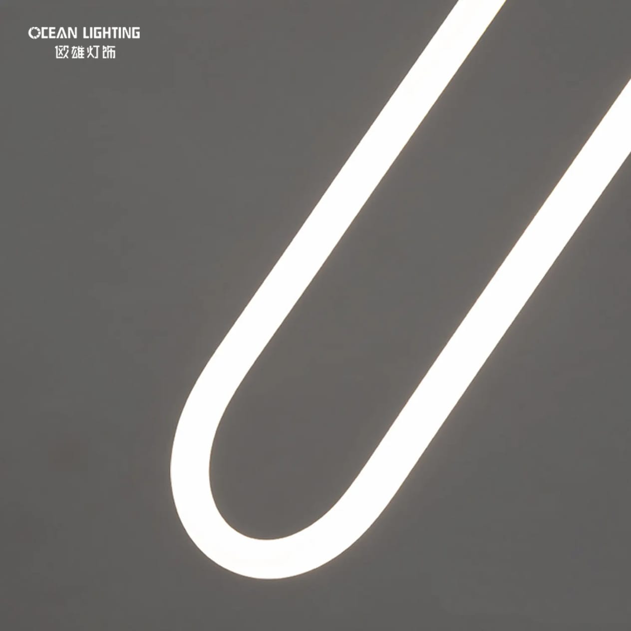 U Shaped Long Line Modern Hanging Lamp