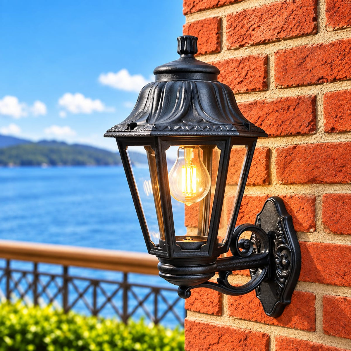 Anna Hexagonal Classic Wall Light (Made in Italy)