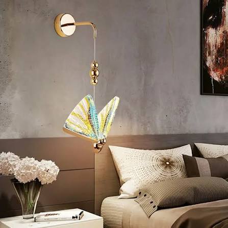 Multicolor LED Butterfly Wall Lamp