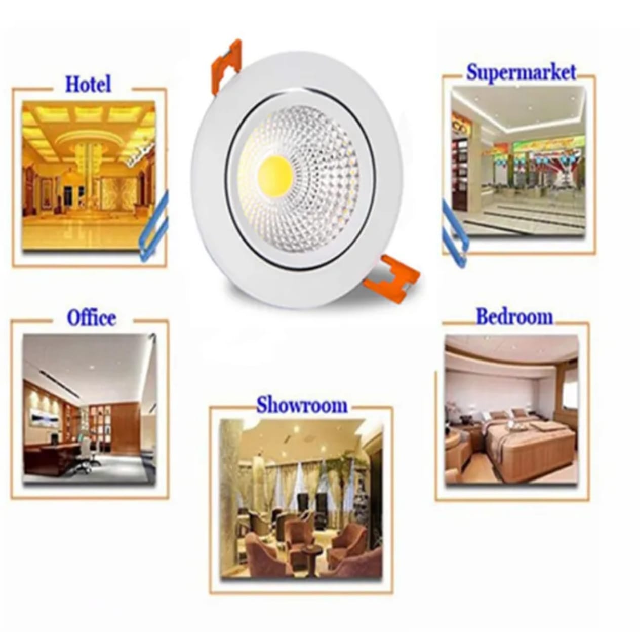 Recessed COB Downlight 12W