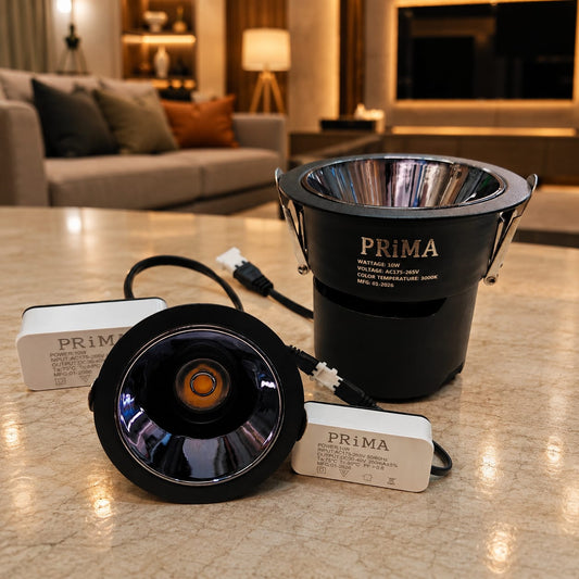 Prima Recessed Anti Glare COB Downlight 10W