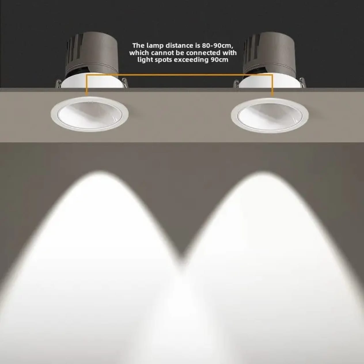 Recessed Anti Glare COB Downlight 7W