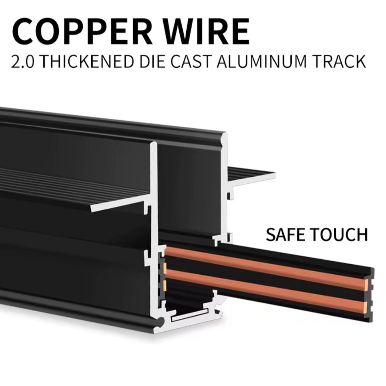 Recessed Magnetic Track (3 meter)