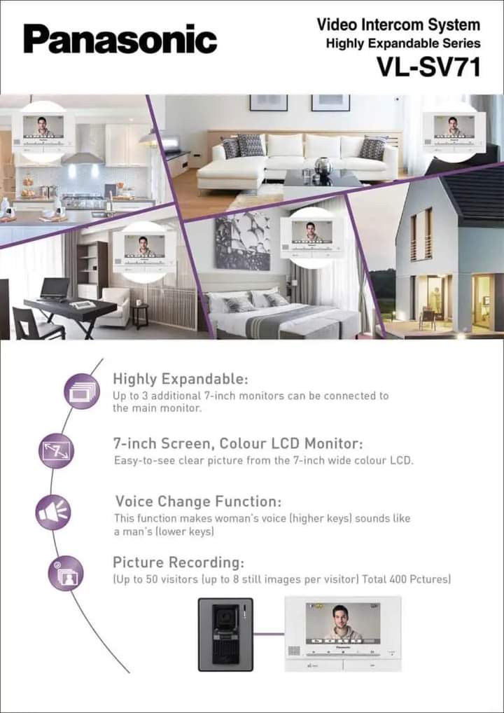 Panasonic Video Intercom System VL-SV71BX