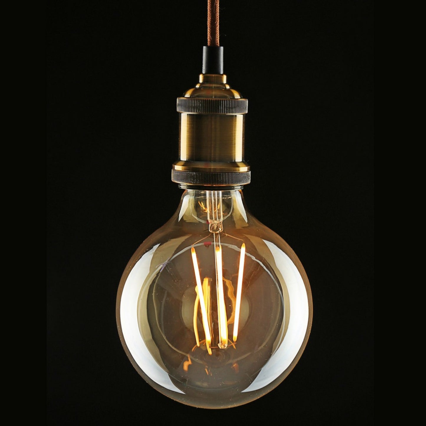 LED G80 Filament Bulb 4W (Champaign Glass Color)