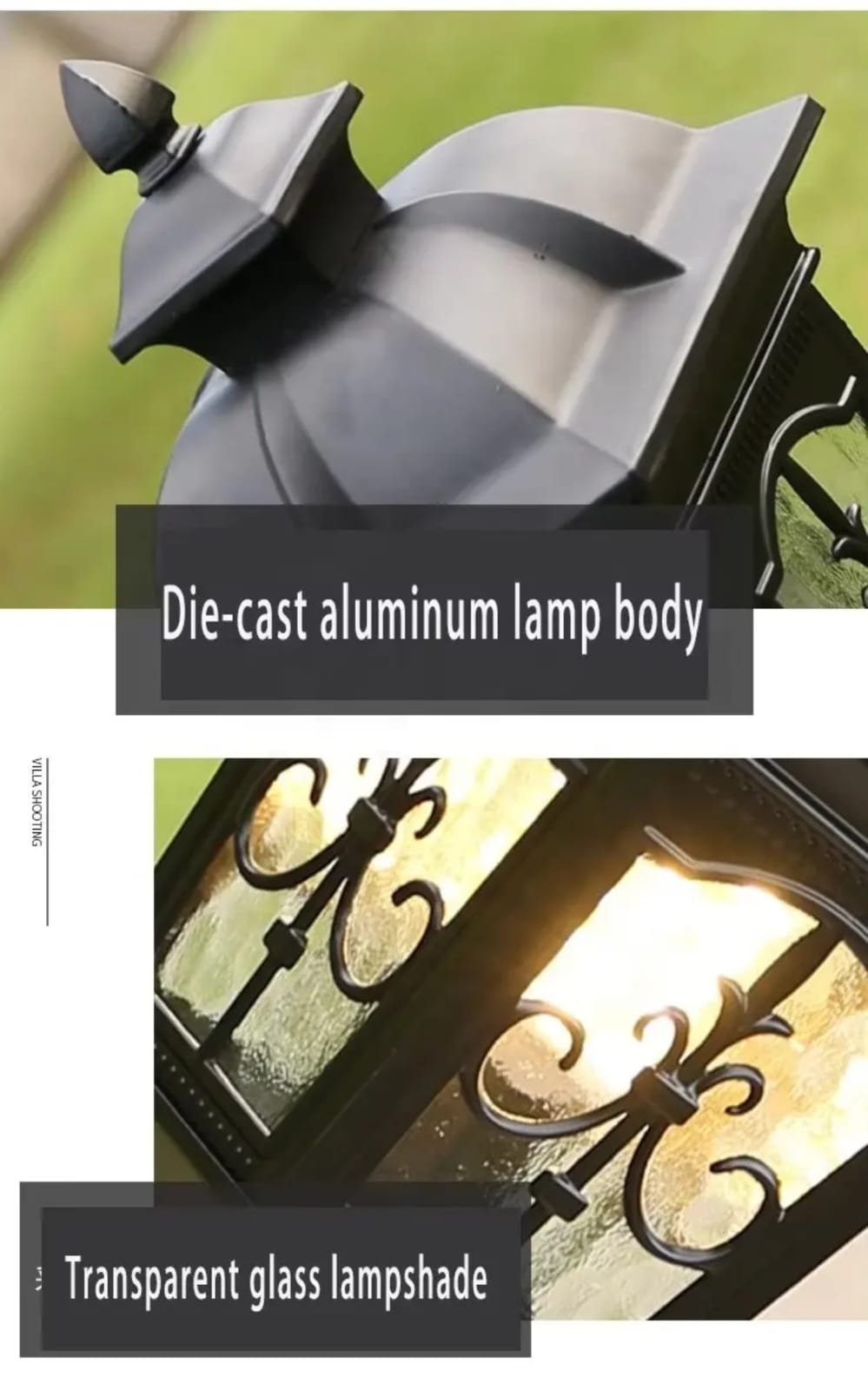 Classic European Style Bollard Light Waterproof IP65