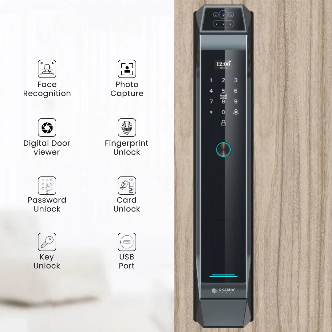 Smart AI Classy Door Lock - Okasha Smart