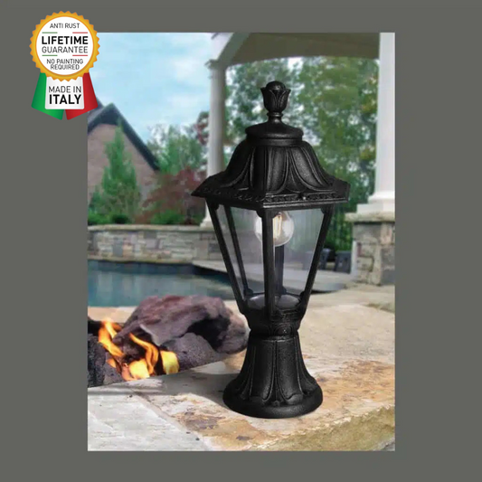 Minlot/Rut Hexagonal Standing Lantern in Classic Style