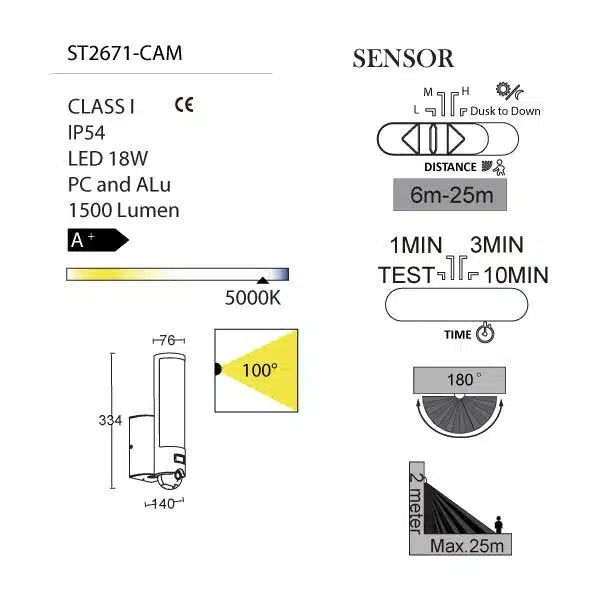 ELARA Security Light-ST2671