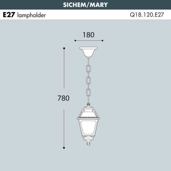 SICHEM-MARY Hanging Light Small Size (Made in Italy)
