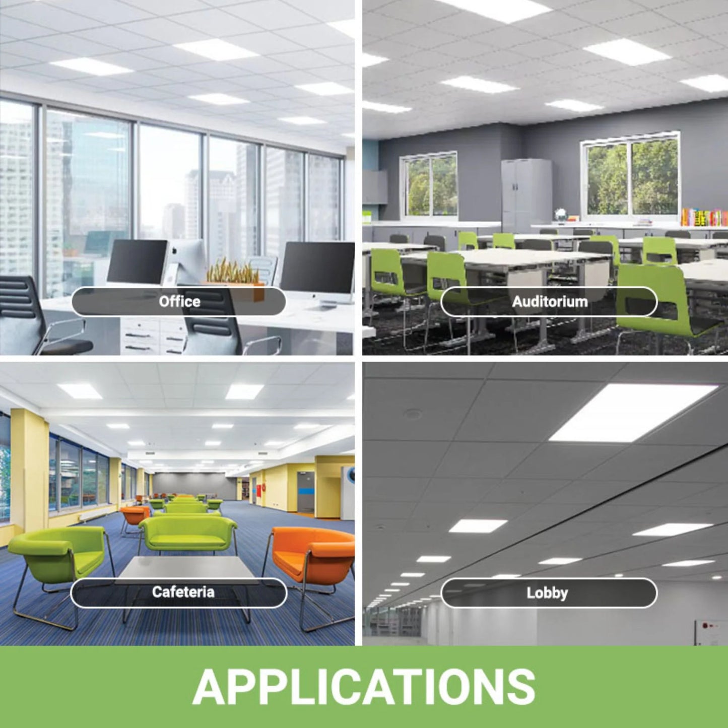 LED Panel Light 2x4  50W, 72W   (Back Light)