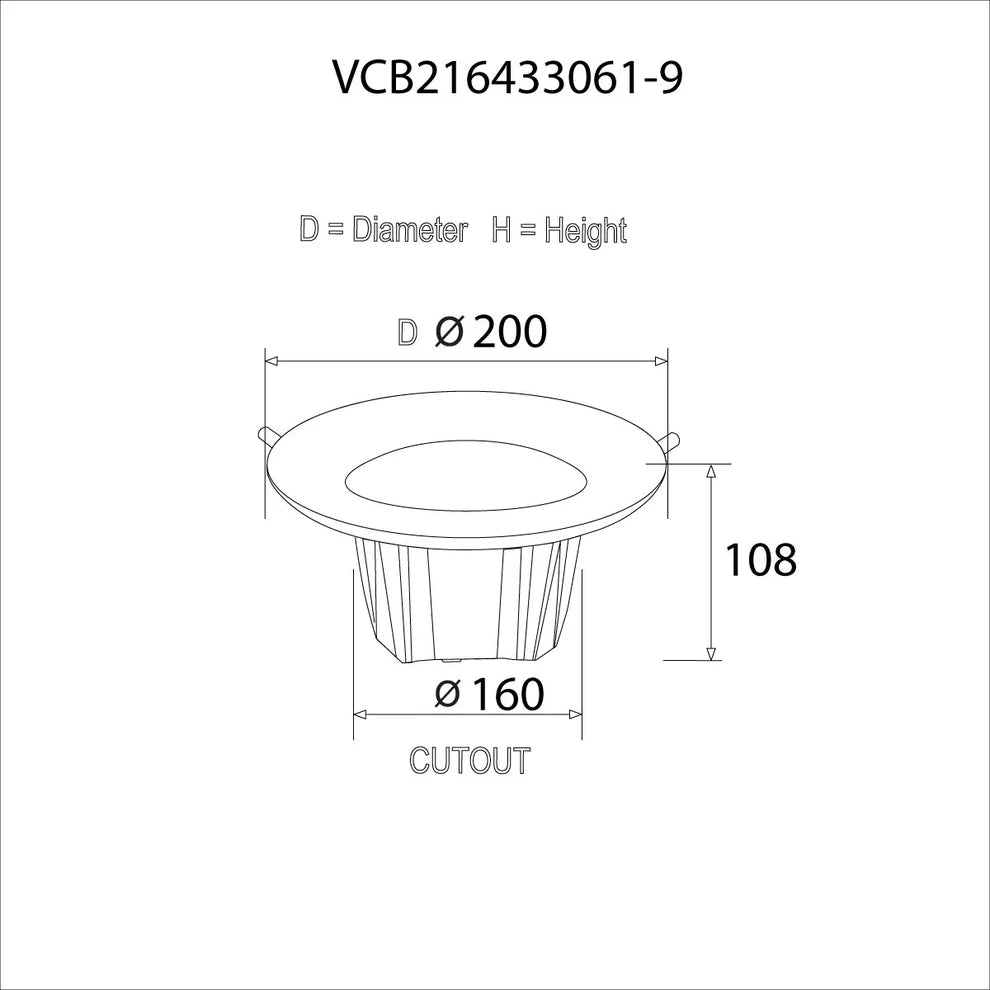 COB Down Light 30W (3 in 1) - Venus