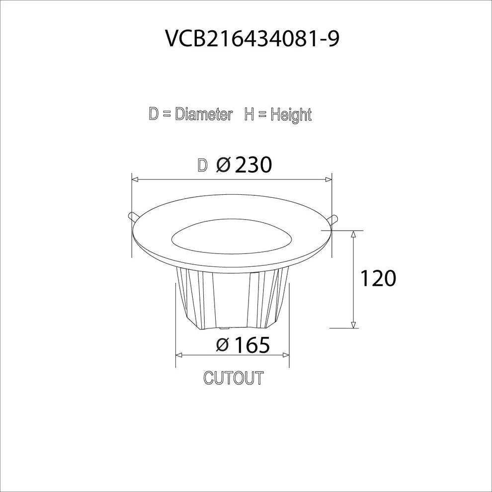 COB Down Light 40W (3 in 1) - Venus