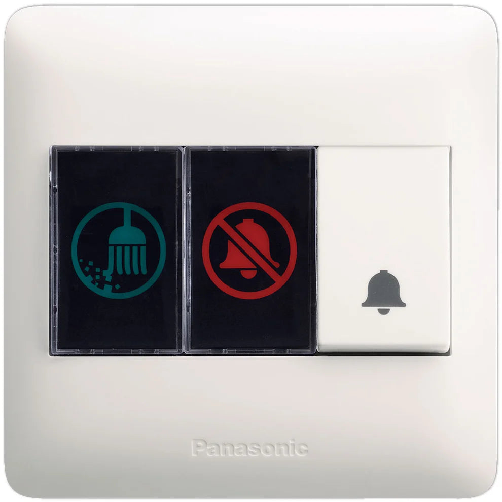 Panasonic Do Not Disturb & Clean Up Room indicator with Bell Push Switch