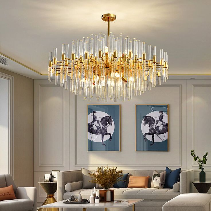 Modern Luxury Firework Glass Chandelier (830mm)