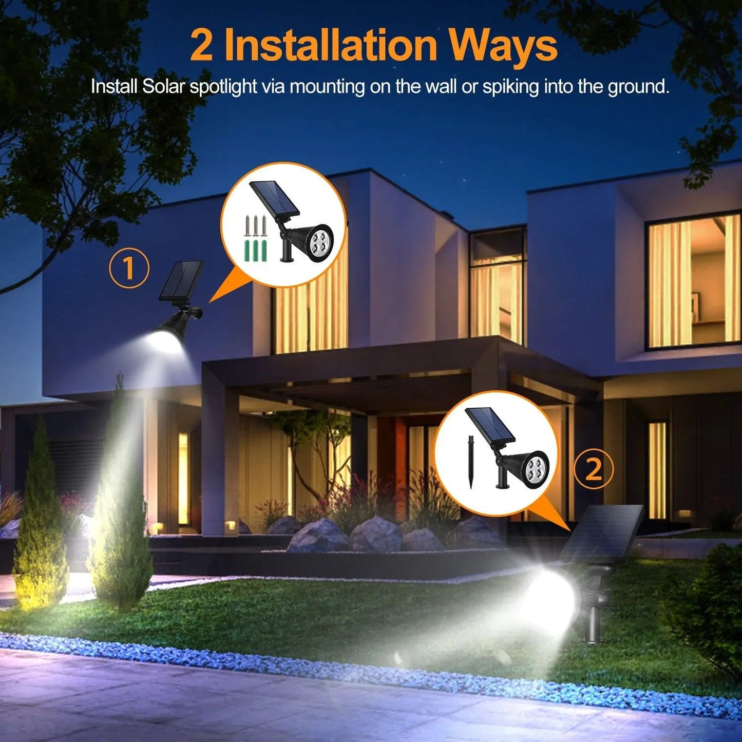 Energy Saving Outdoor LED Soler Wall Light (7w)