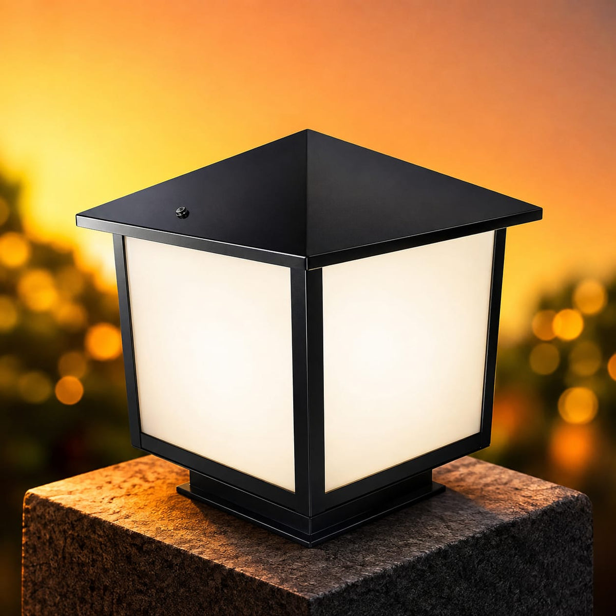 Fancy Gate Pillar Light (12" x 12")