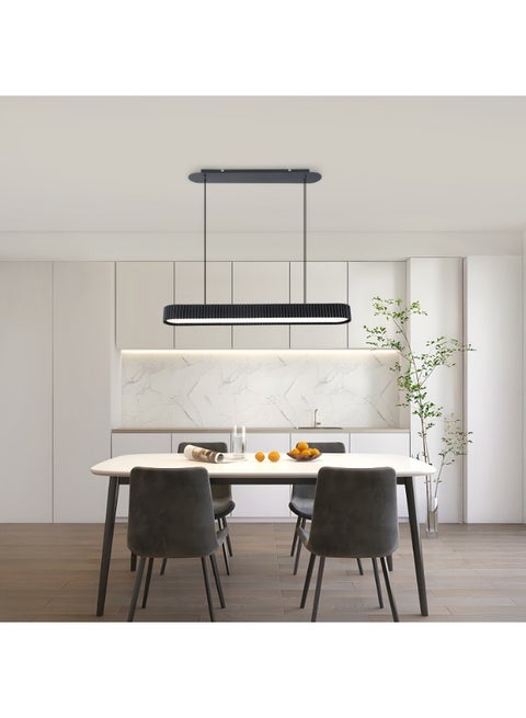 Modern Oval LED Chandelier  (9001BK)