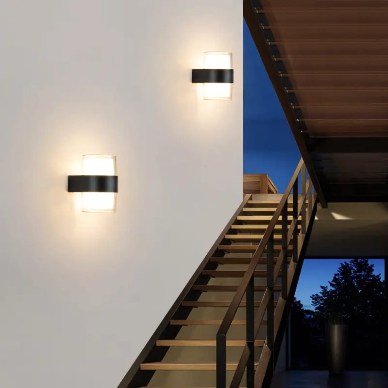 Round Modern LED Waterproof Outdoor Wall Light