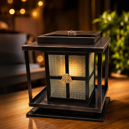 Fancy Gate Pillar Light (12" x 12")