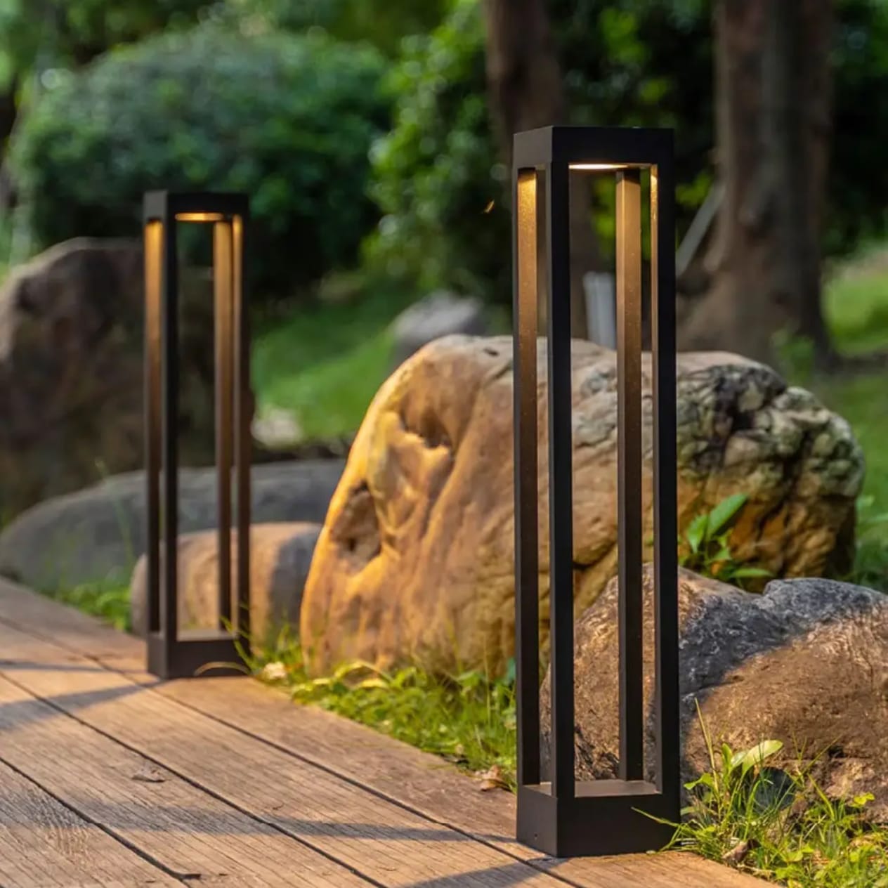 Modern Outdoor Garden Bollard Light Waterproof IP65