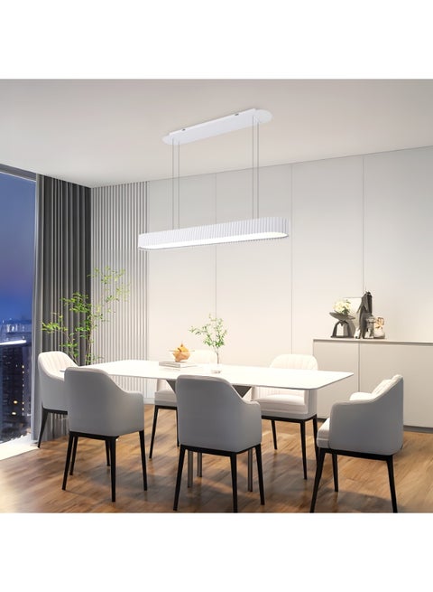 Modern Oval LED Chandelier  (9001WH)