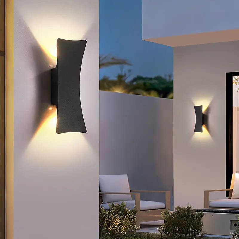 Modern Outdoor Elevation LED Wall Light