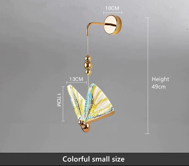Multicolor LED Butterfly Wall Lamp