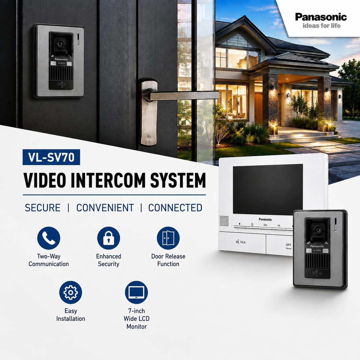 Panasonic Video Intercom System VL-SV70BX