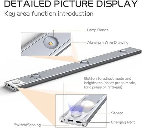 Ultra Thin Motion Sensor Cabinet Lamp