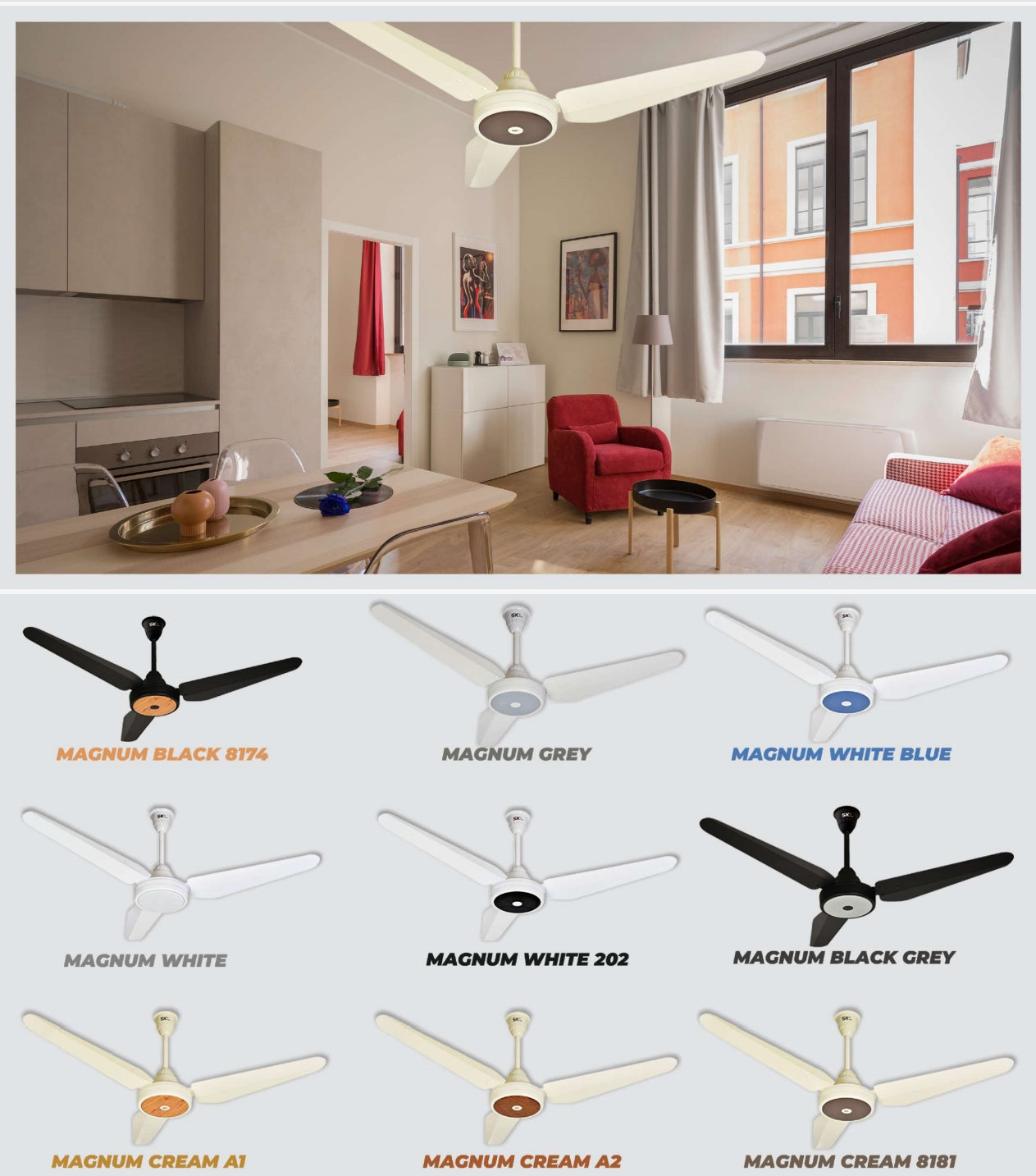 SK Ceiling Fan Remote Control  (Magnum)