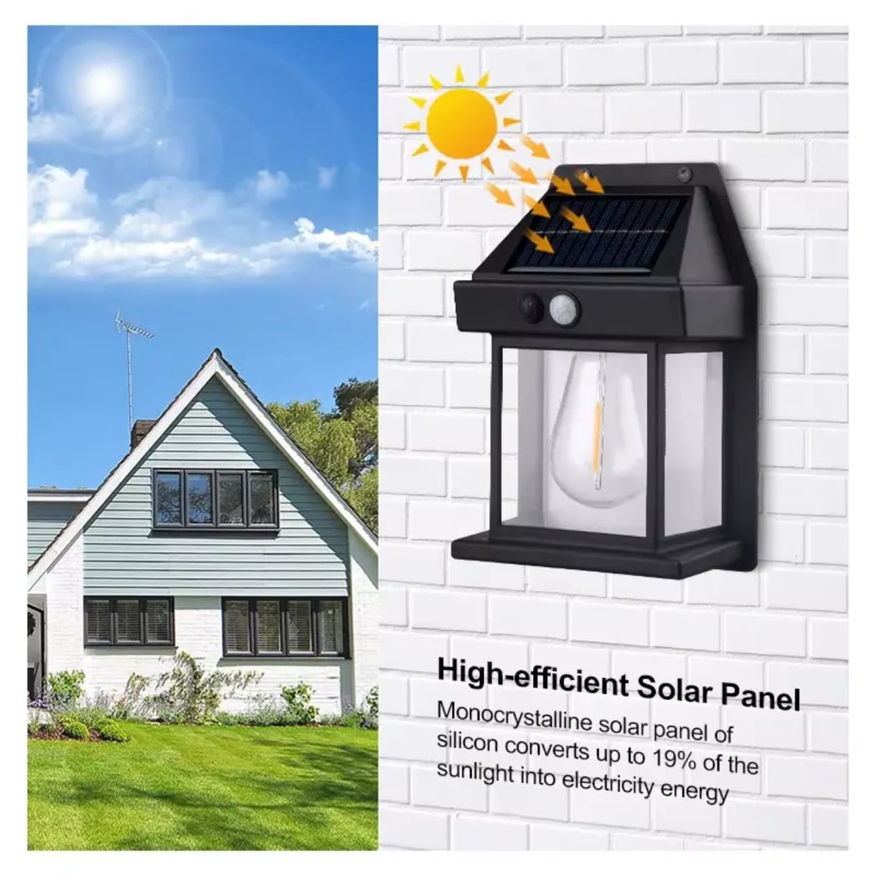 LED Soler Garden Wall Light