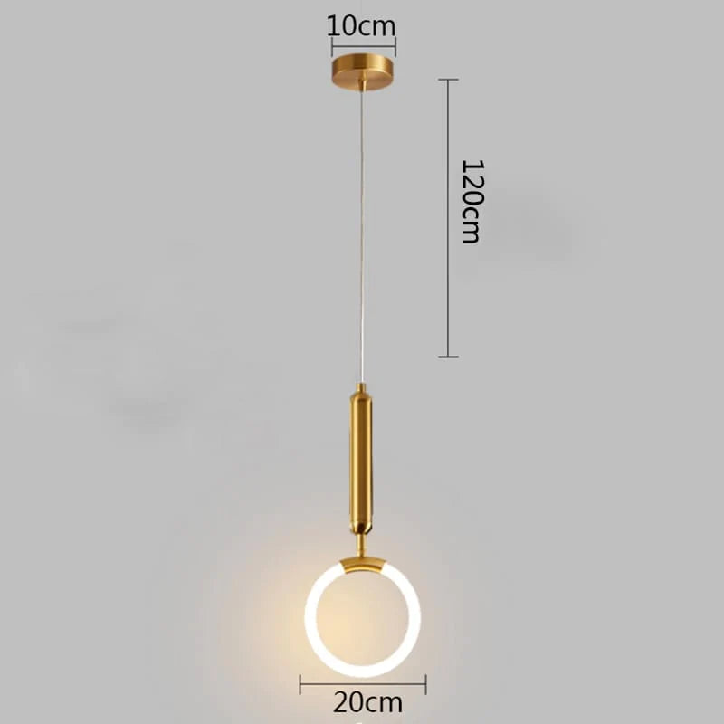 Luxury Post Modern Circle Pendant Light